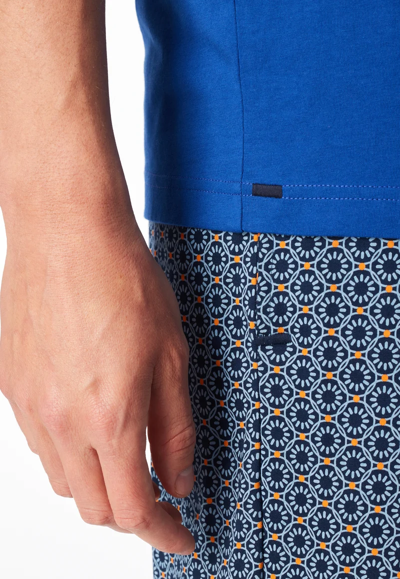 T-Shirt Blau - Mix+Relax