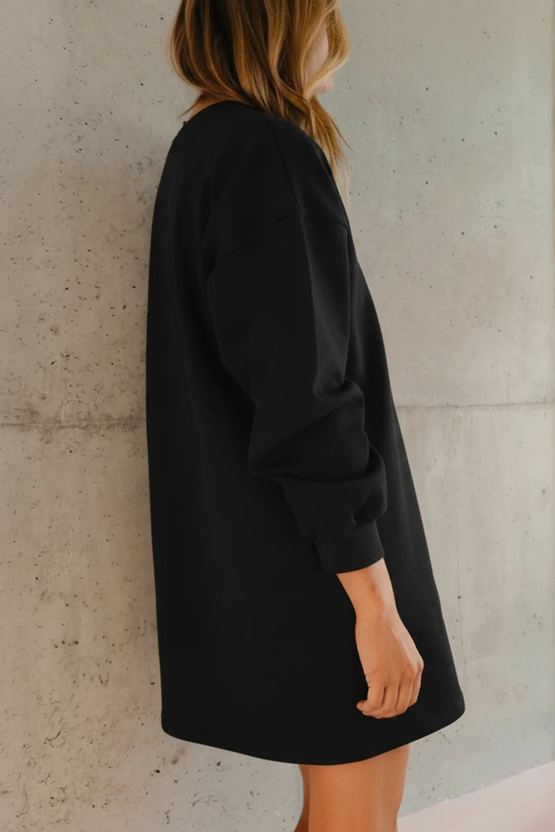 Robe sweat - Noir