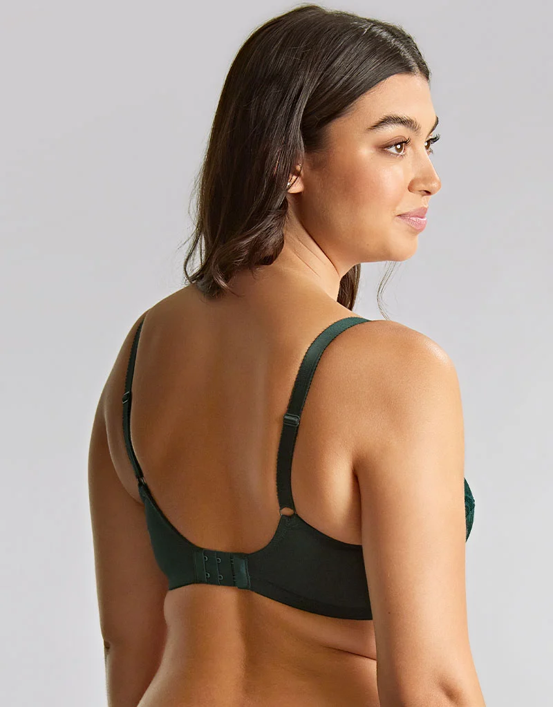 Panache Allure Full Cup Bra Forest Green