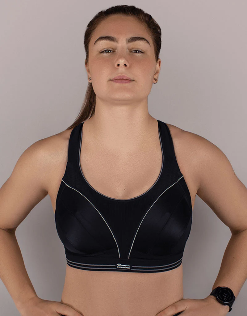 Shock Absorber Ultimate Run Non Padded Sports Bra Black