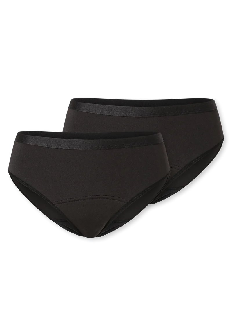 Periodenslip 2er-Pack Schwarz - Secret Care