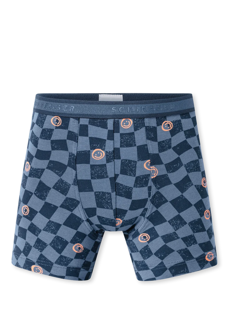 Shorts 3er-Pack Blau gemustert - 95/5