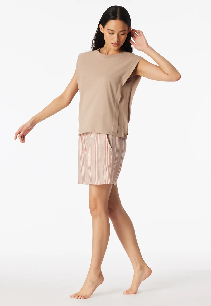 Shirt ärmellos Beige - Mix+Relax