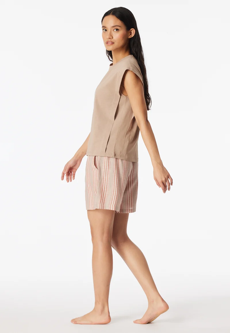 Shirt ärmellos Beige - Mix+Relax