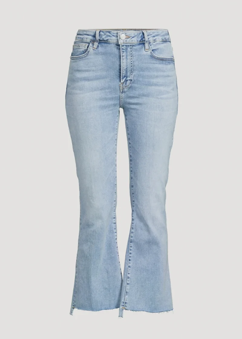 Jeans taille haute mini crop Step Fray - Colorado