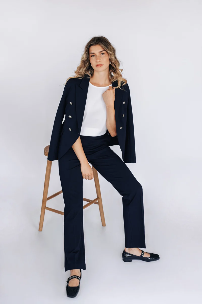 Blouse sans manches réversible avec bande satin - Blanc