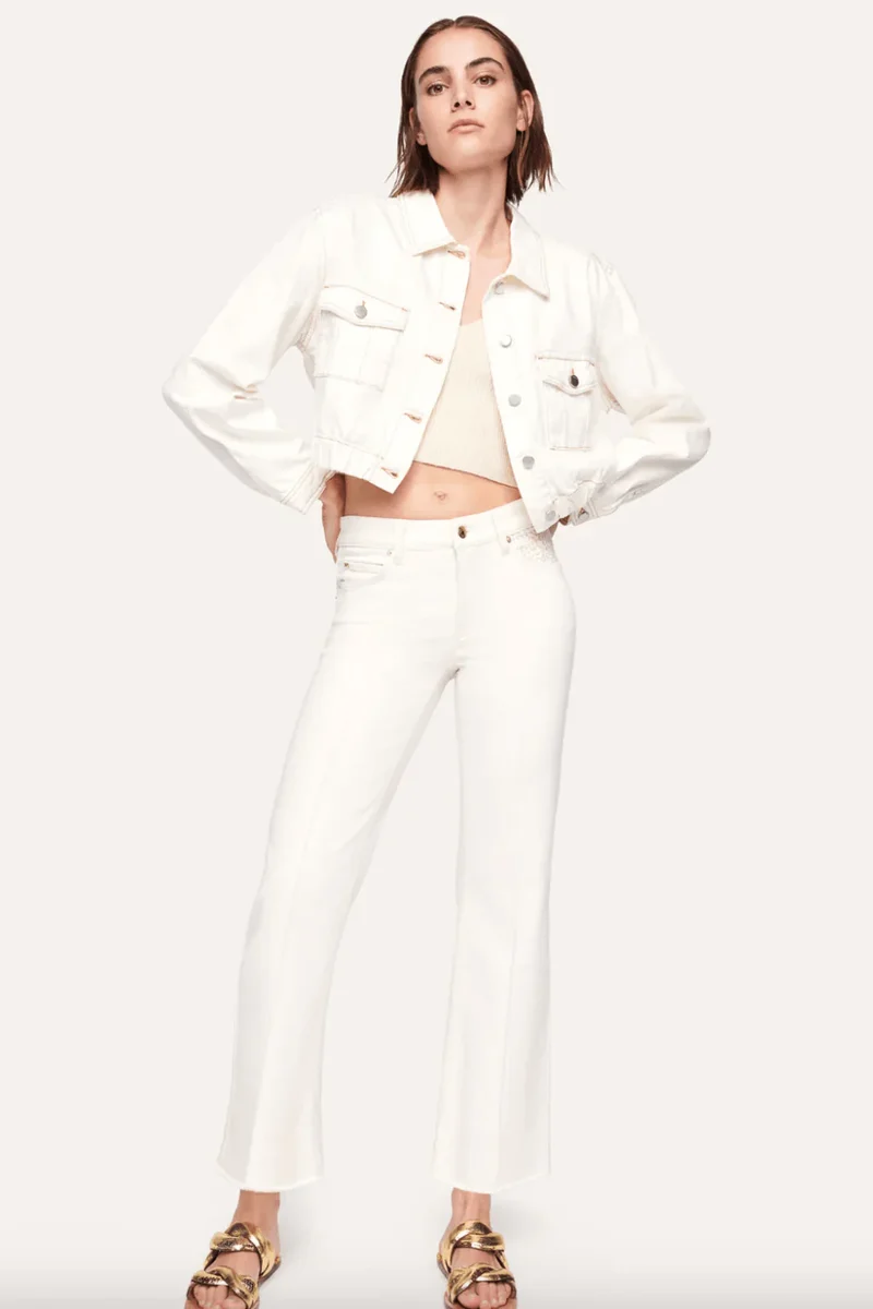 Jeans évasé extensible Francesca
