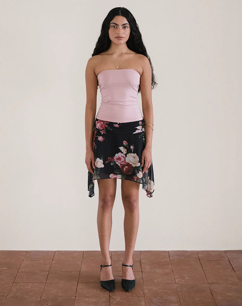 Jupe Tyler en Renaissance Rose Noir