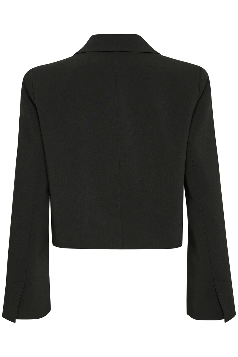 Blazer court tuxedo avec satin Yael