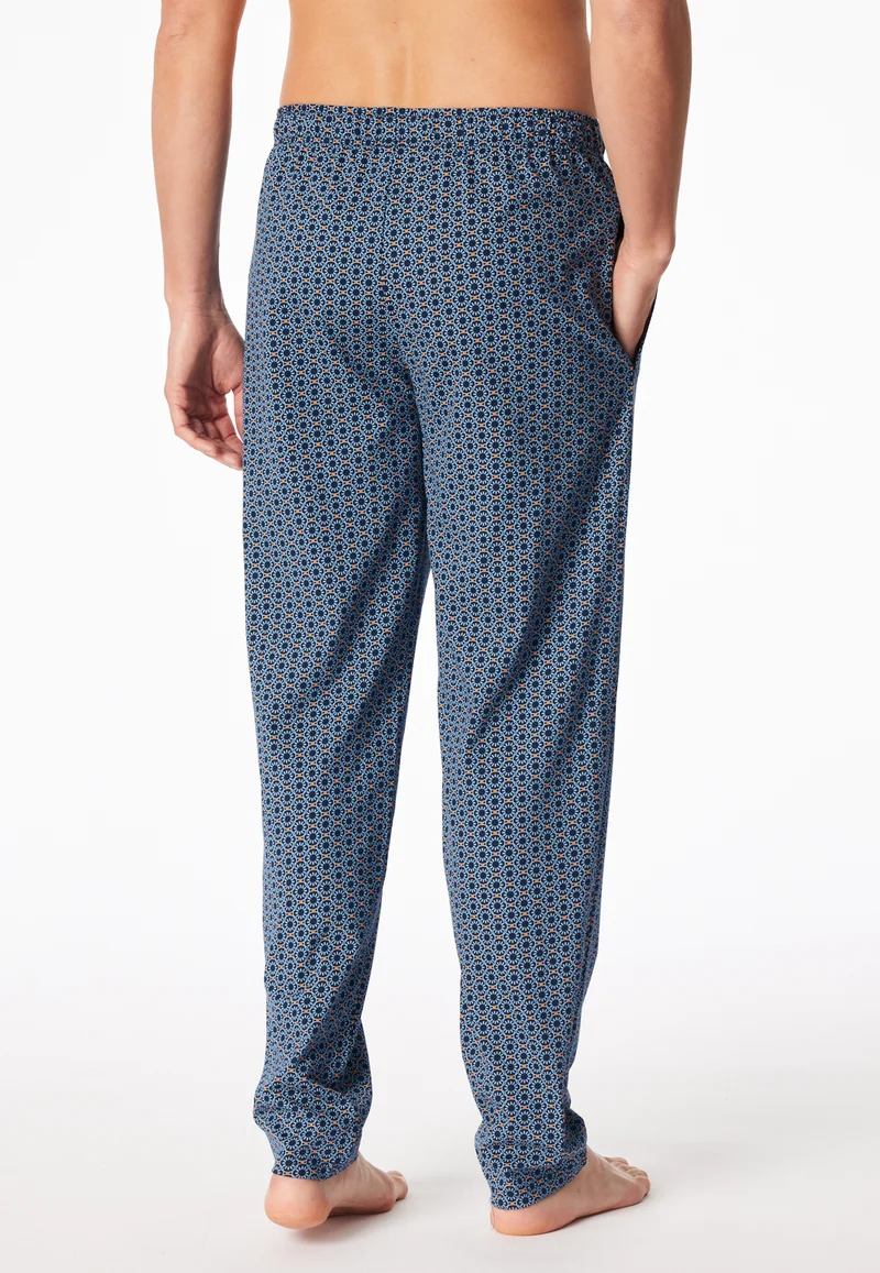 Hose Blau gemustert - Mix+Relax