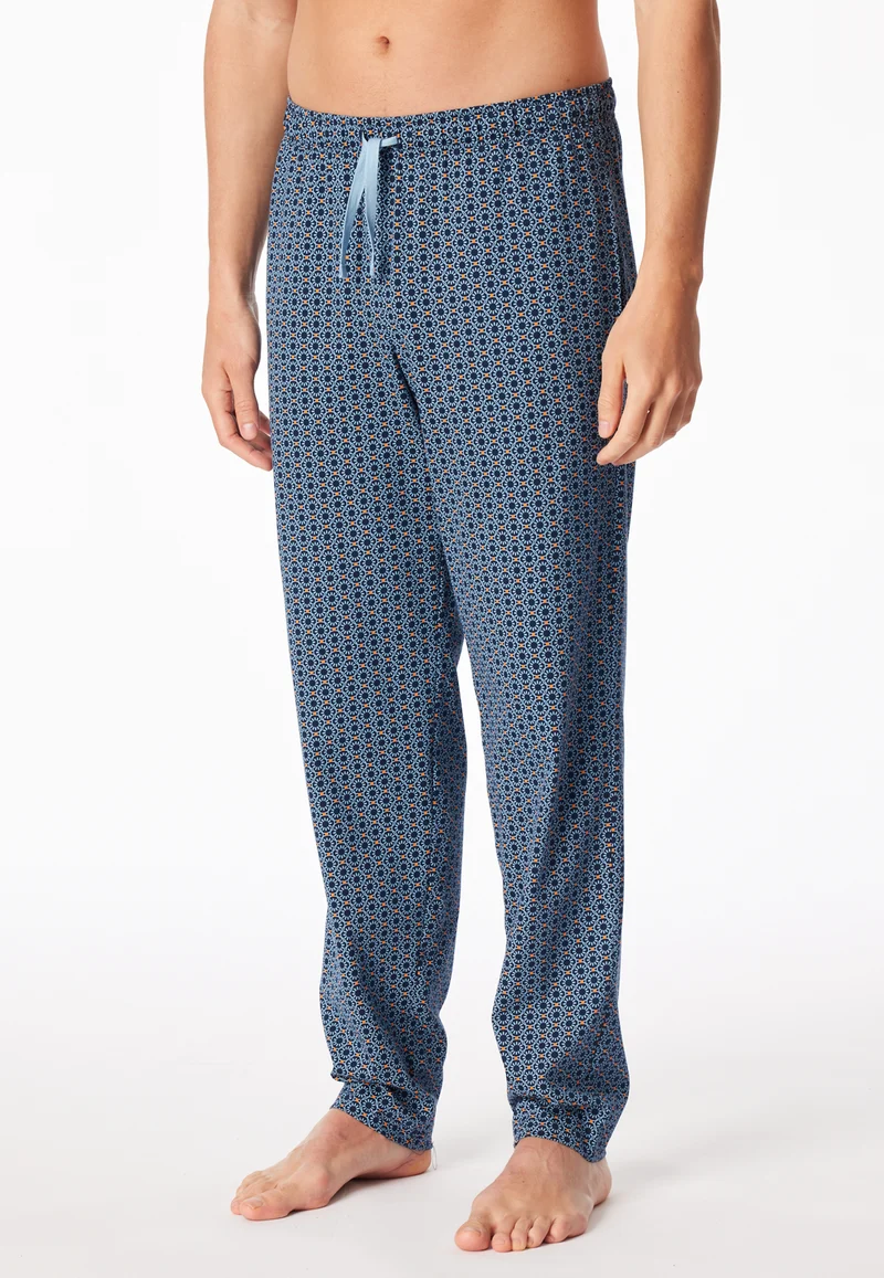 Hose Blau gemustert - Mix+Relax