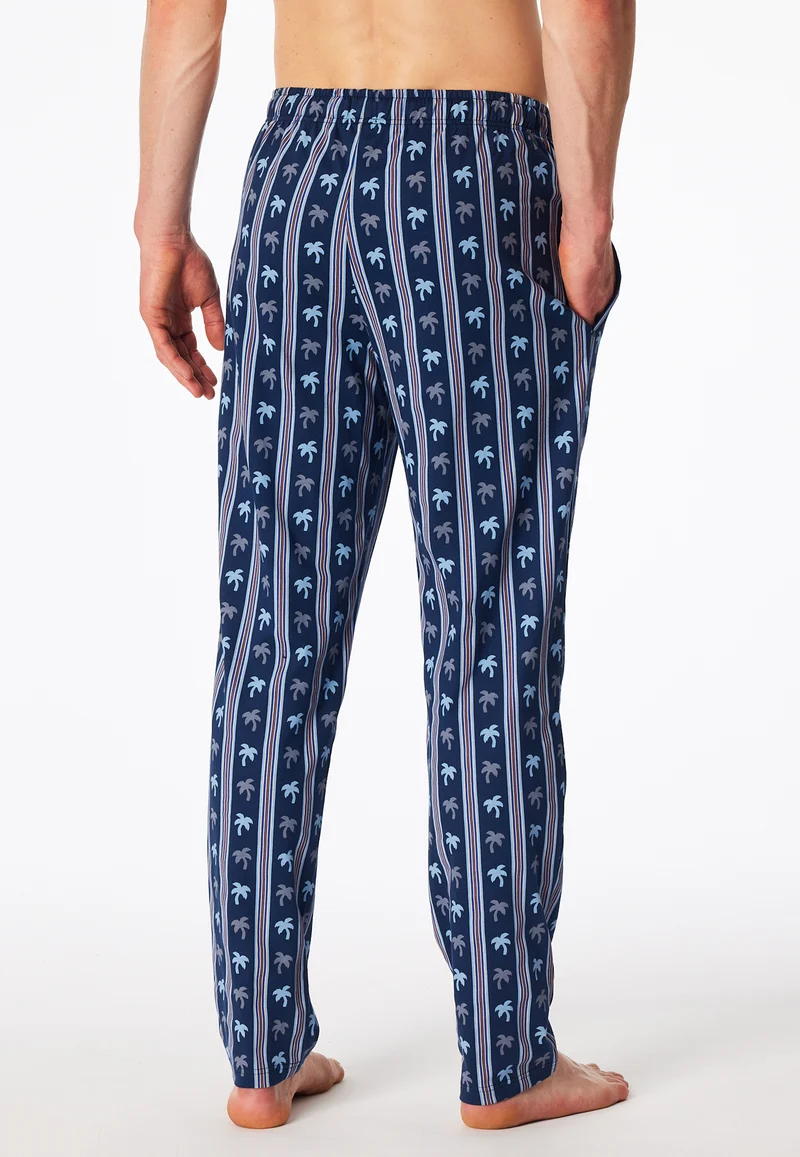 Hose Blau/Grau gemustert - Mix+Relax
