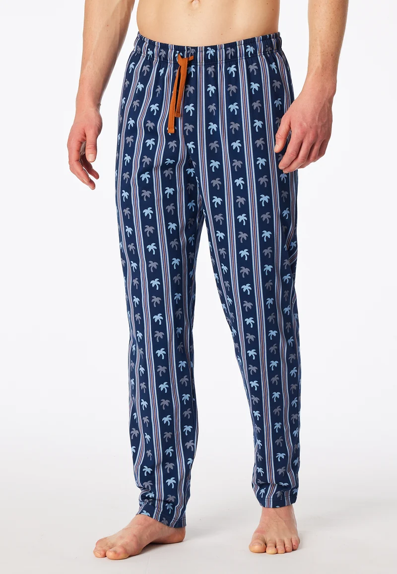 Hose Blau/Grau gemustert - Mix+Relax