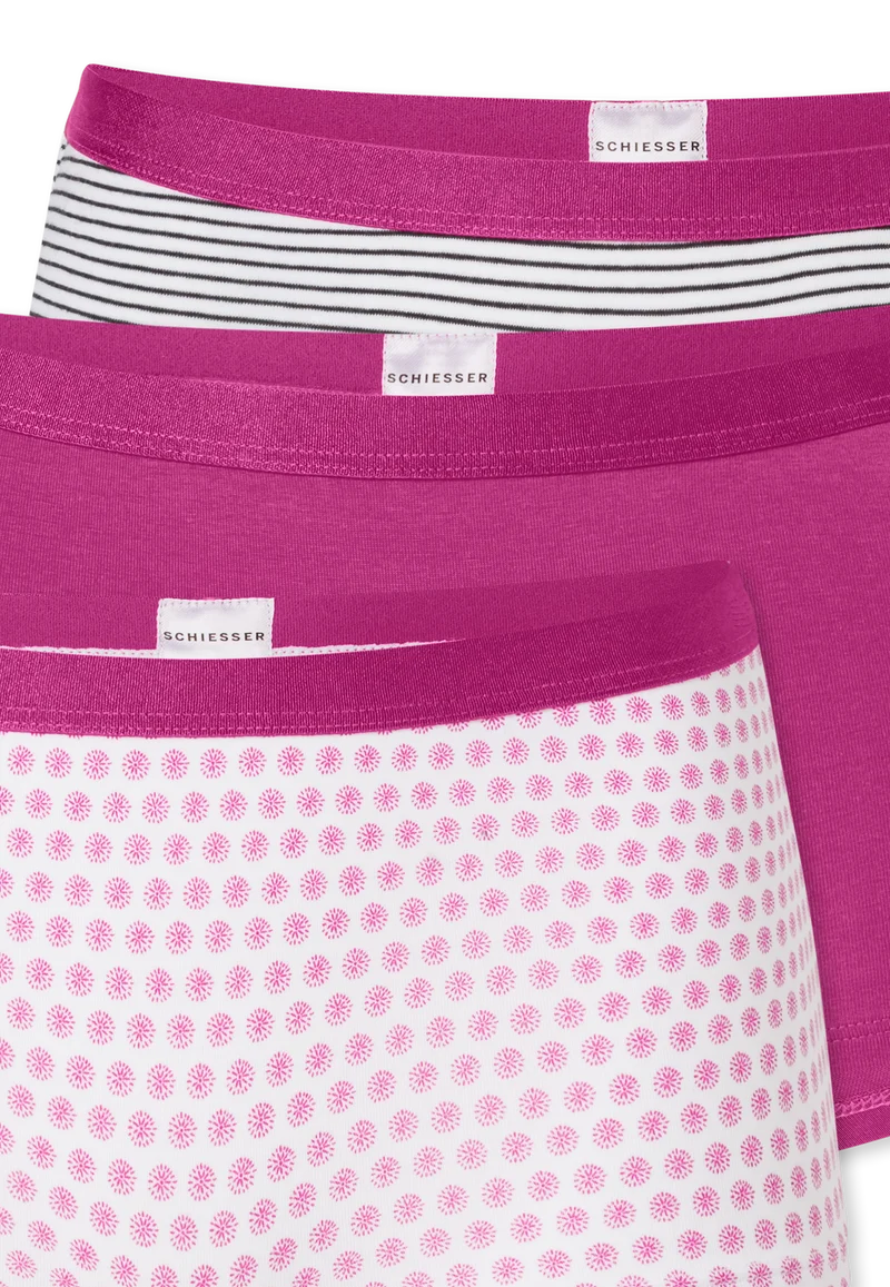 Shorts 3er-Pack Pink - 95/5