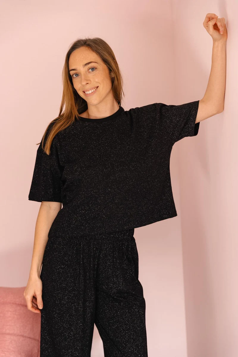 Pyjama Long Coton BIO - Paillettes