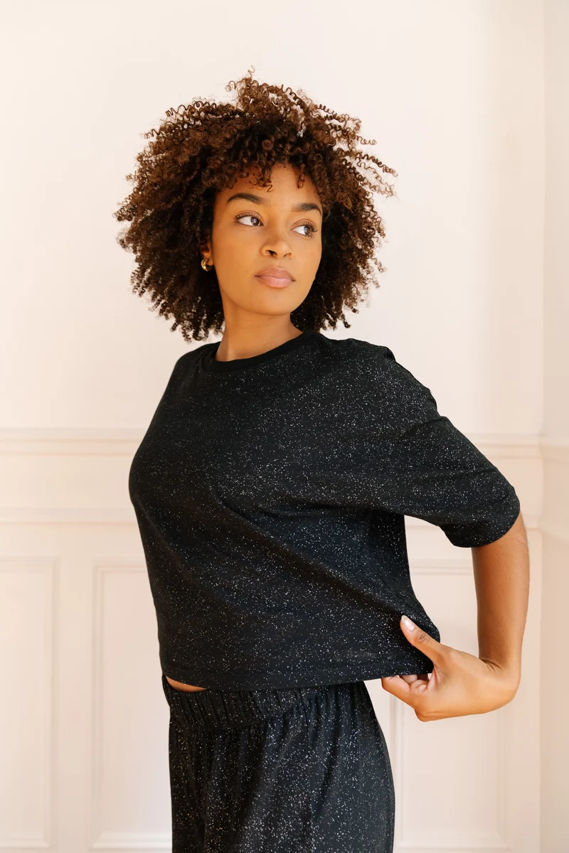 Pyjama Long Coton BIO - Paillettes