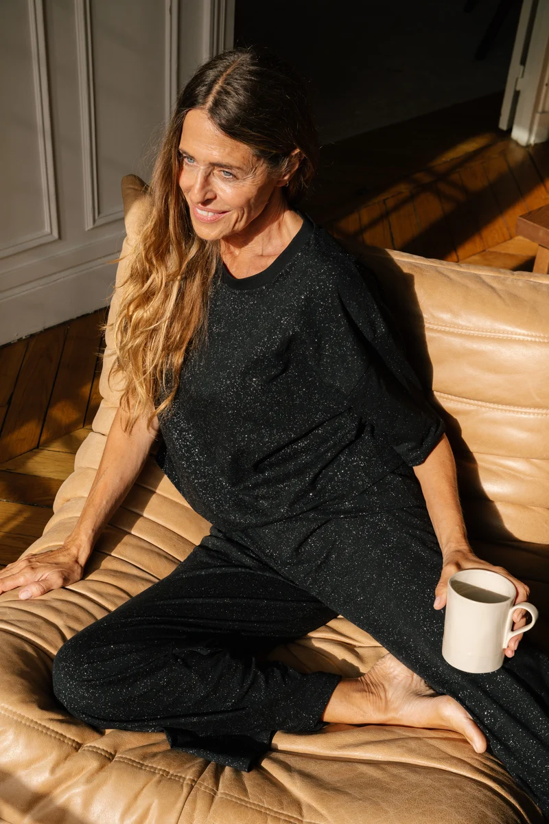 Pyjama Long Coton BIO - Paillettes