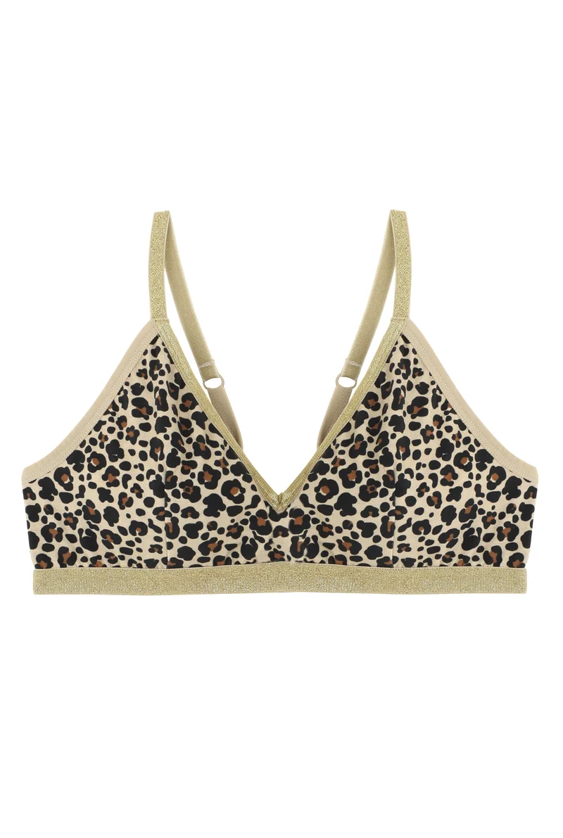 Brassière Lurex - Léopard