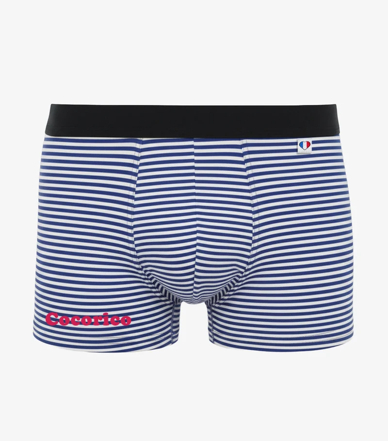 Boxer Homme Marinière x2 - Pack Cocorico