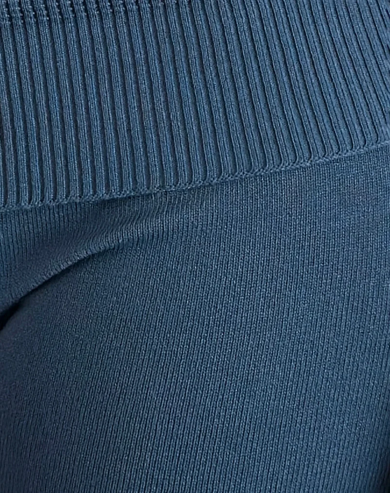 Pantalon chaud en tricot Hallie, Ocean Storm