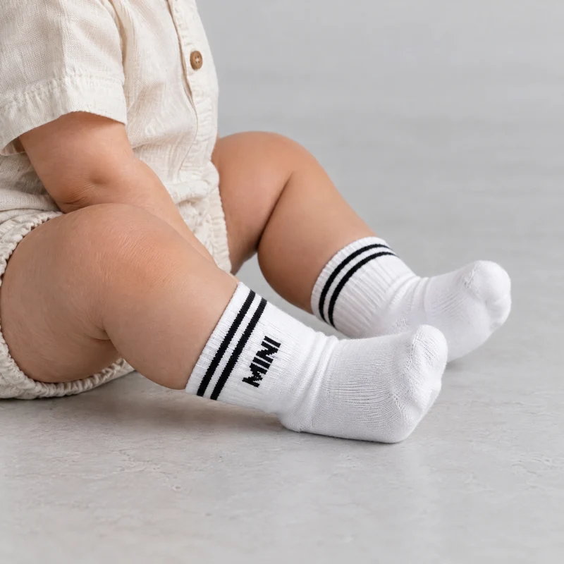 Familiensocken „Mommy, Mommy, Mini“ | Weiß