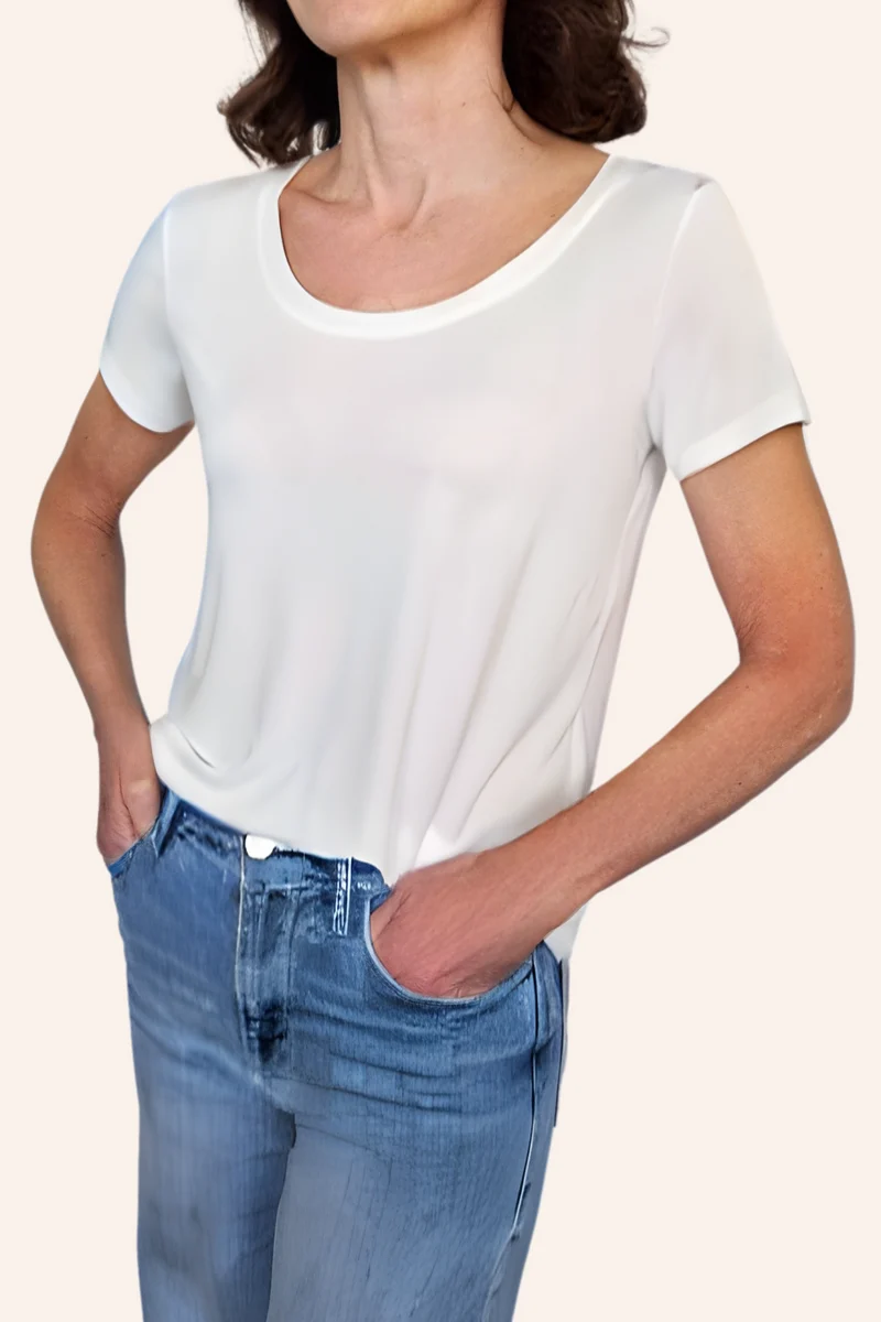 T-shirt Essentiel de base - noir anthracite