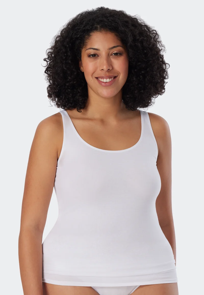 Tank Top 2er-Pack Pink/Weiss - 95/5