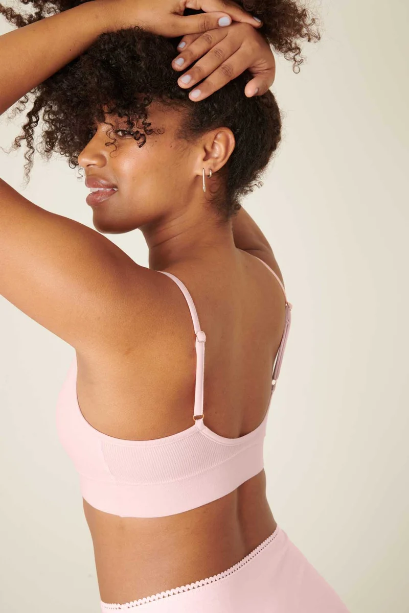 Brassière Coton BIO - Rose Blush
