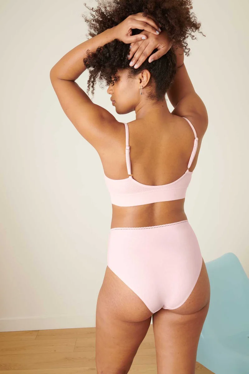Brassière Coton BIO - Rose Blush