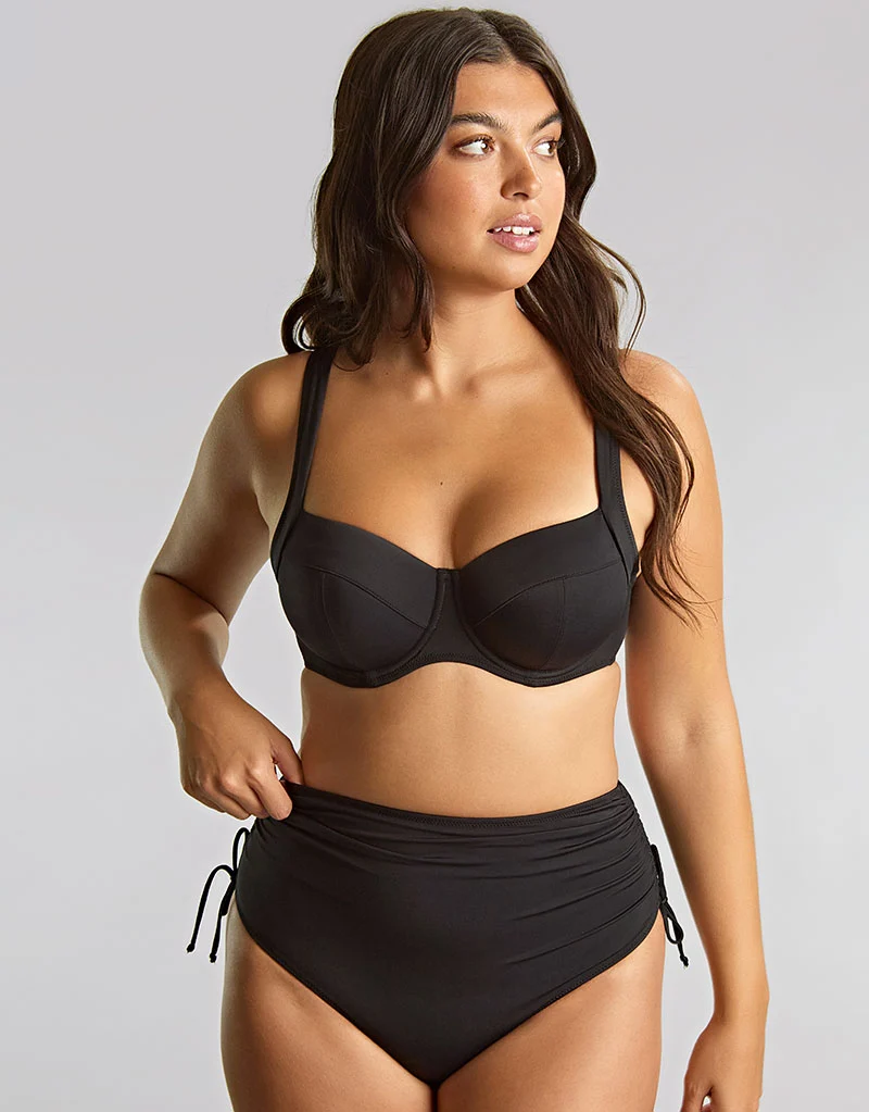 Panache Signature Olivia Full Cup Bikini Top Black