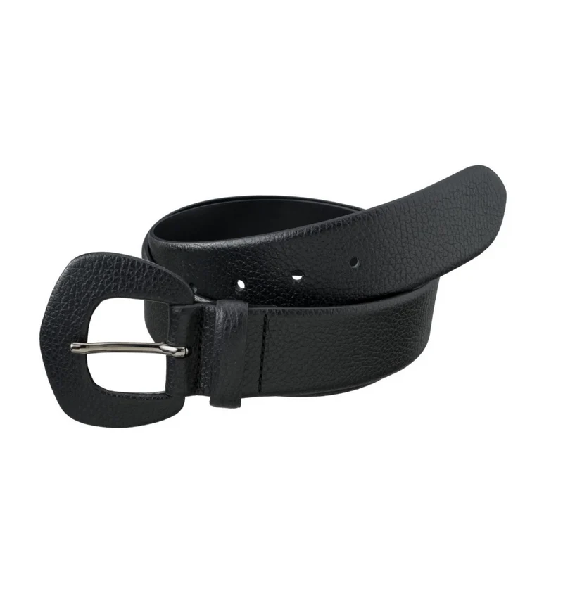 Ceinture avec boucle en cuir 1.5"