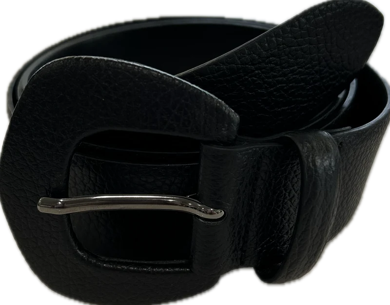 Ceinture avec boucle en cuir 1.5"