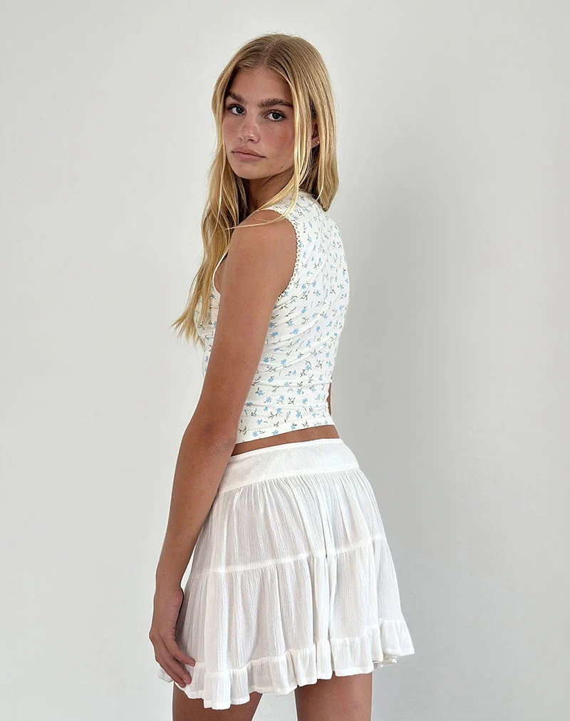 Jinpy Top en crème Pretty Petal