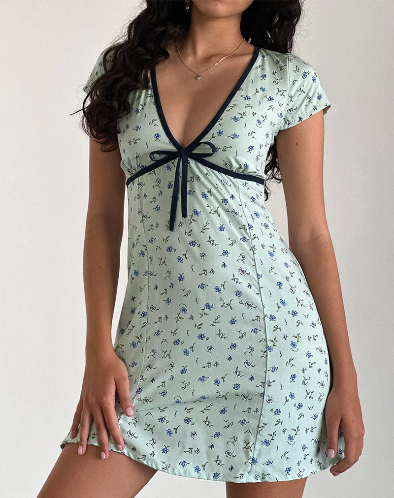 Mini robe Vaiso en Pretty Petal Green
