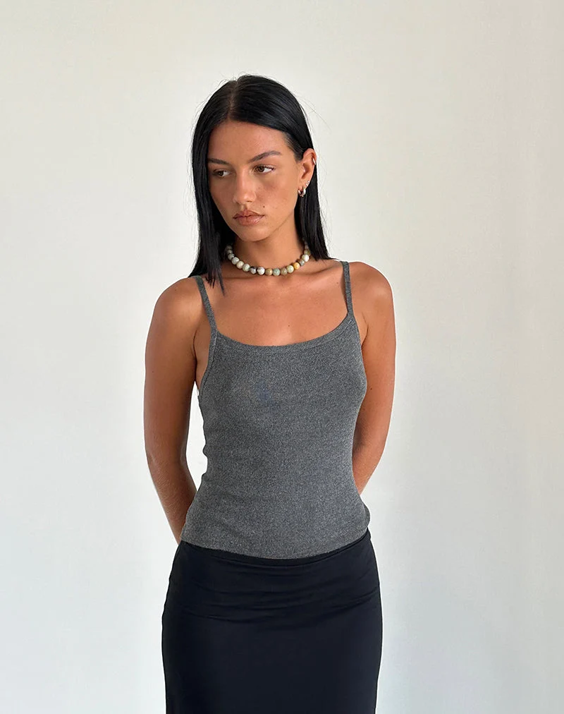 Gilet Riona en gris foncé