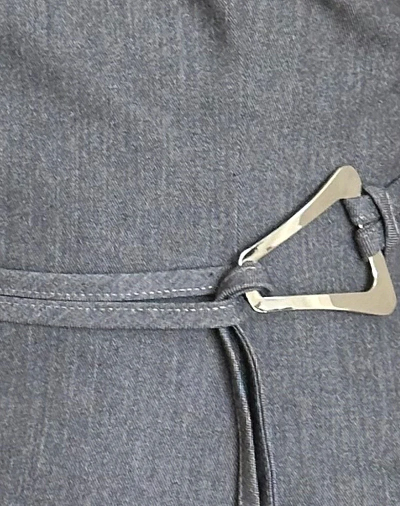 Top asymétrique Sayaka Tailoring Charcoal