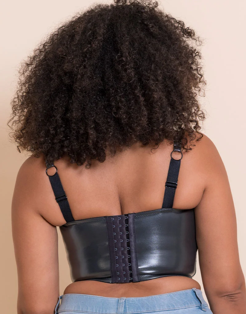 Curvy Kate Hype Longline Corset Bra GunMetal