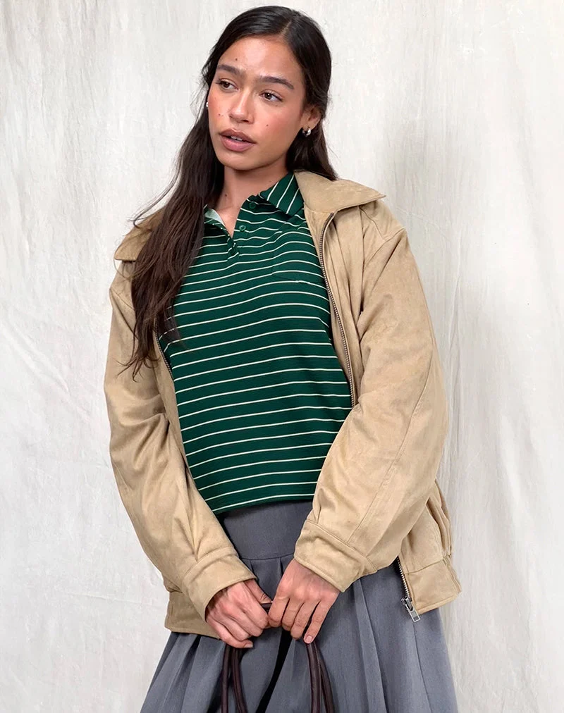 Chemise Bupolo, vert bouteille