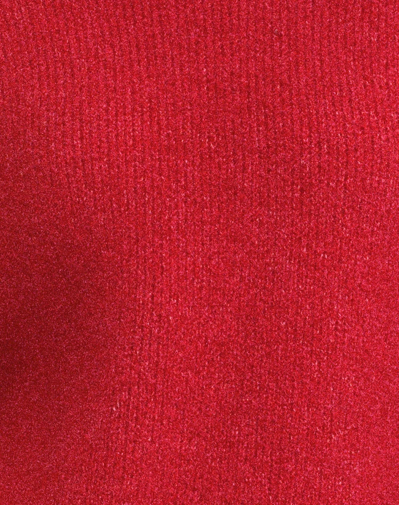 Pull oversize Amato en rouge