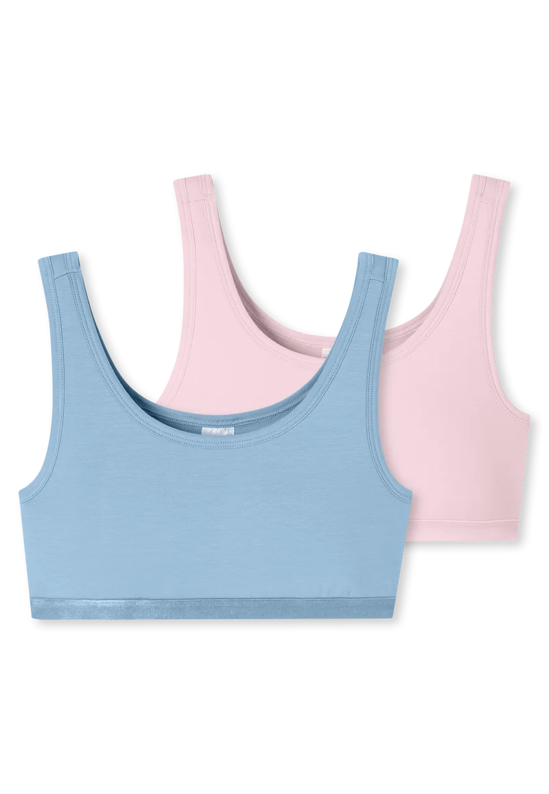 Bustier 2er-Pack Blau/Rosa - 95/5