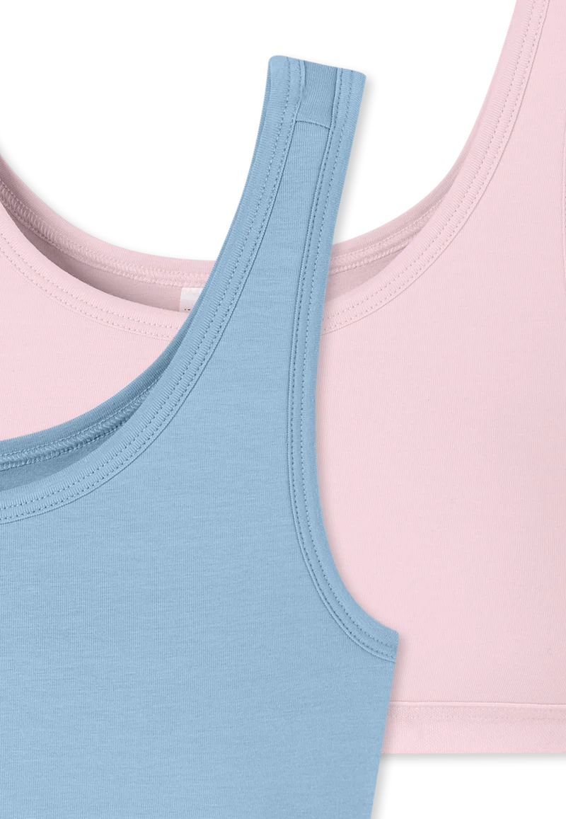 Bustier 2er-Pack Blau/Rosa - 95/5