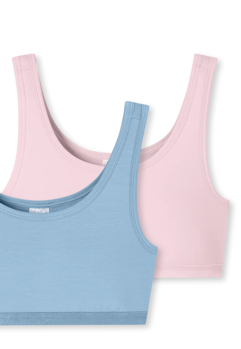 Bustier 2er-Pack Blau/Rosa - 95/5