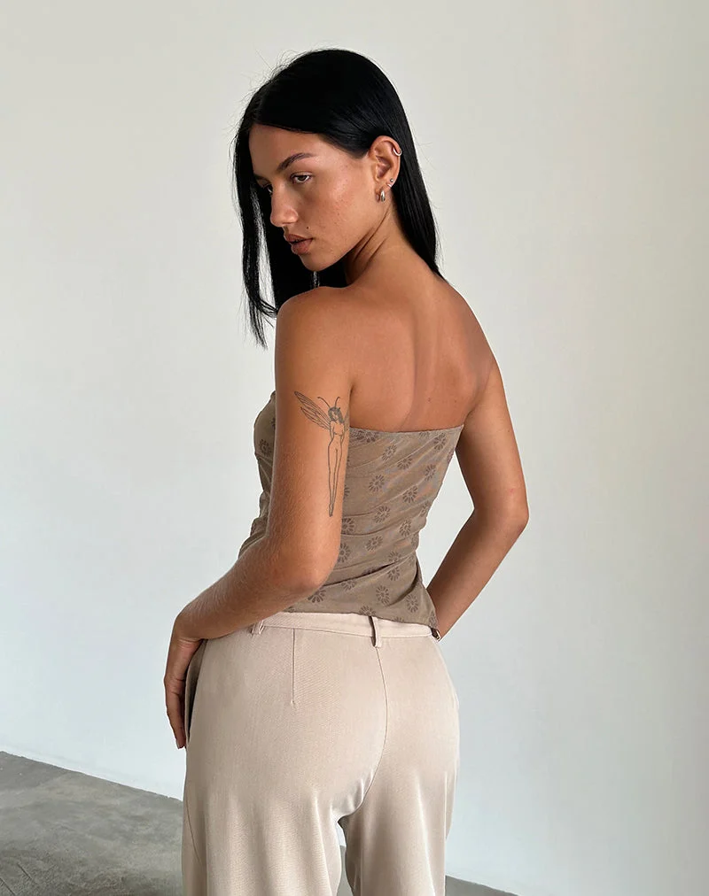Top Bistara en Daisy Flock Light Brown