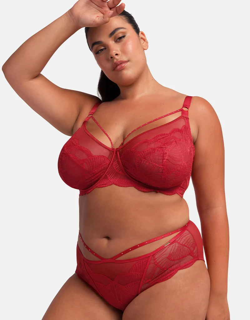 Dorina Adelina Full Cup Bra Red