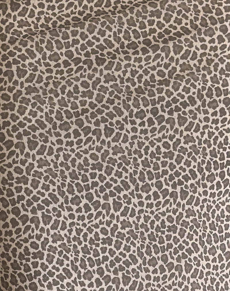 Jupe midi Rajuli, Dainty Leopard Light Brown