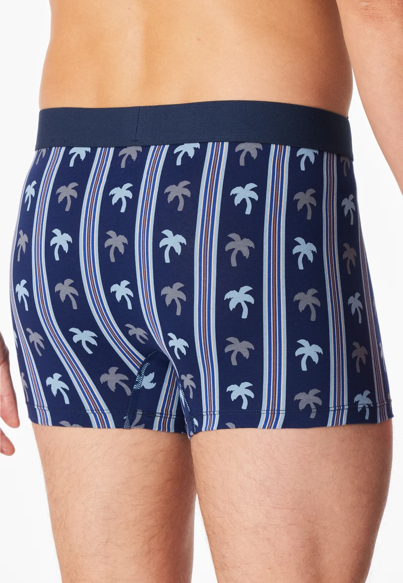 Enge Boxershorts Dunkelblau gemustert - 95/5