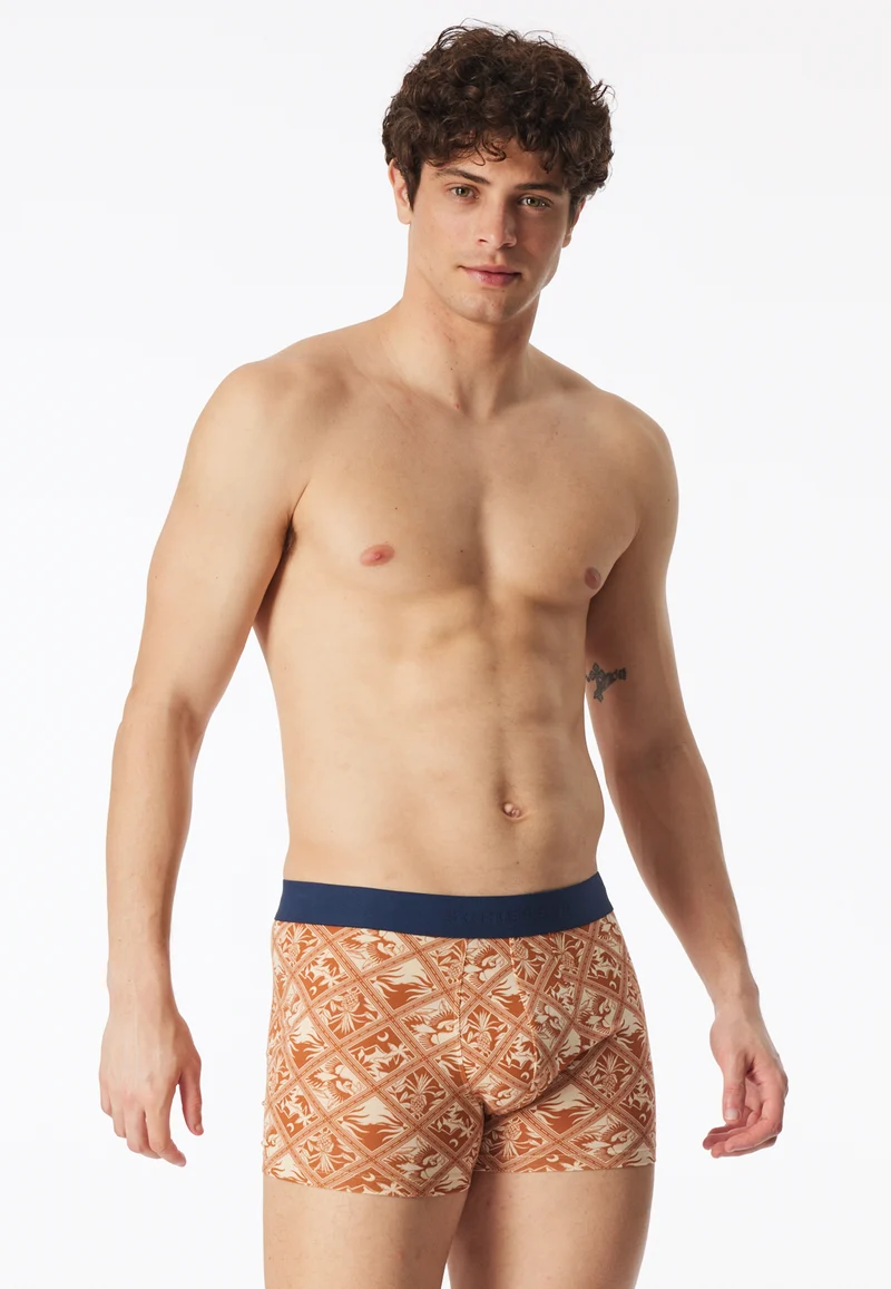 Enge Boxershorts Orange gemustert - 95/5