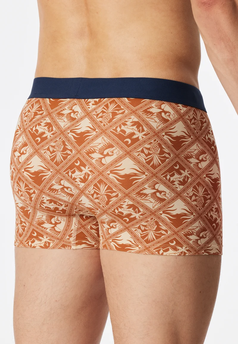 Enge Boxershorts Orange gemustert - 95/5