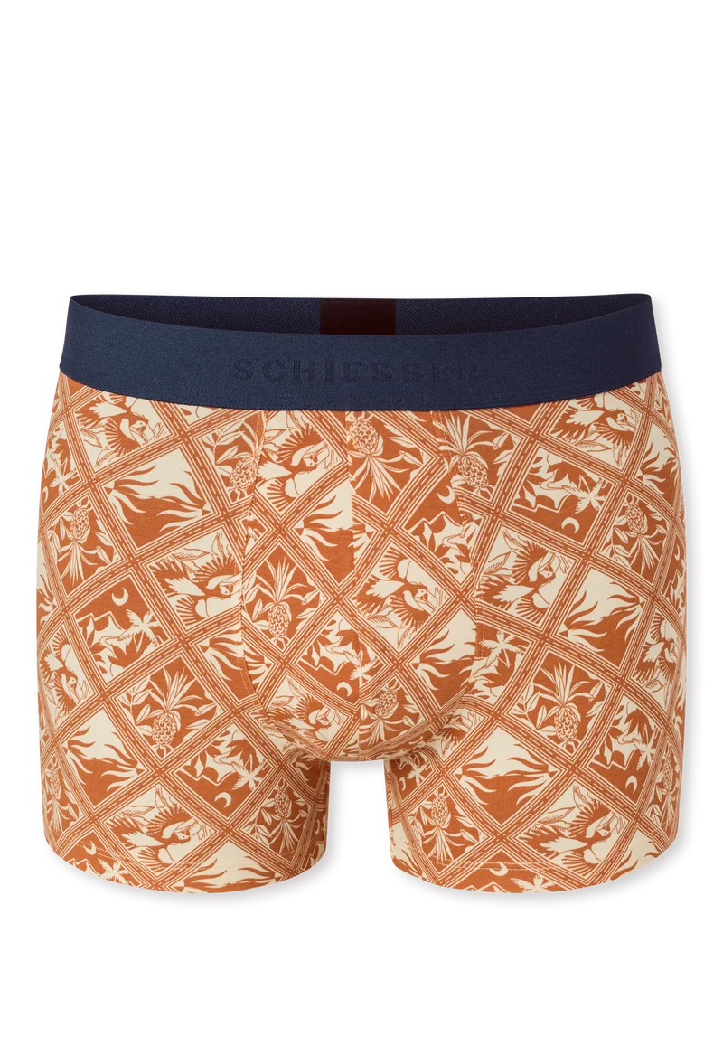 Enge Boxershorts Orange gemustert - 95/5