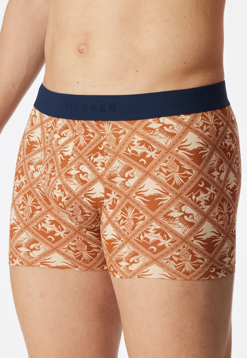 Enge Boxershorts Orange gemustert - 95/5